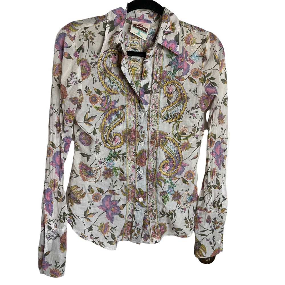 Cake Couture Boho Floral Button Down